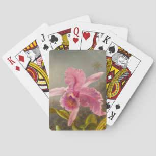 Orchid mit zwei Hummingbirds Heade Spielkarten
