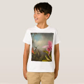 Orchid mit zwei Hummingbirds Heade T-Shirt (Vorne ganz)