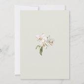 Orchid Monstera Tropisches Brautparty Einladung (Rückseite)