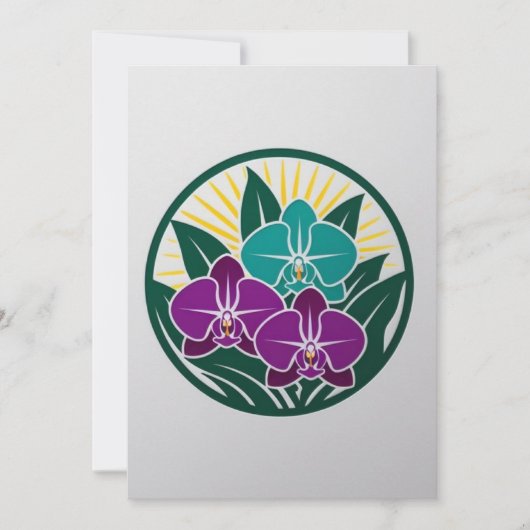 Orchid Nights at New York Botanic Garden Einladung (Vorderseite)