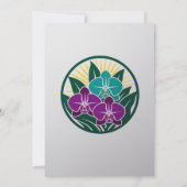 Orchid Nights at New York Botanic Garden Einladung (Rückseite)