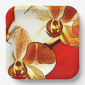 Orchid Pappteller (Vorderseite)