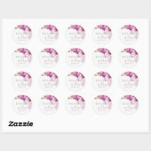 Orchid Paradise Wedding Stickers (Blatt)