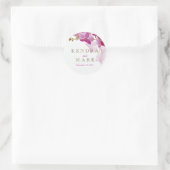 Orchid Paradise Wedding Stickers (Tasche)