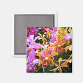 Orchid-Party Magnet (Vorderseite/Rückseite)