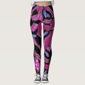 ORCHID PATTERS LEGGINGS (Vorderseite)