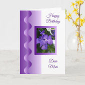 Orchid Personalisiert Mother Birthday Karte (Gelbe Blume)