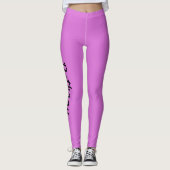 Orchid Personalisierte XS (0-2) bis XL (16) Leggings (Vorderseite)