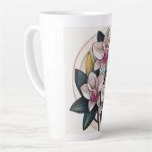 Orchid Pflanze Art Design Milchtasse (Linke Ecke)