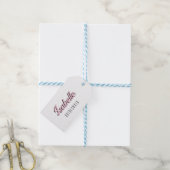 Orchid Pink 3D Funny Name Bridesmaid Geschenkanhänger (Mit Garn)