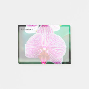 Orchid Pink asiatische Blume Post-it Klebezettel