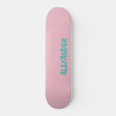 Orchid Pink Moderner Name | Klassische Trendy Skateboard (Vorne)