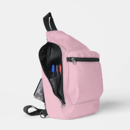 Orchid Pink Solid Schlicht Color Crossbody Bag