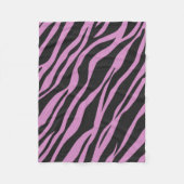 Orchid Pink Zebra Striping Fleecedecke (Vorderseite)