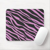 Orchid Pink Zebra Striping Mousepad (Mit Mouse)
