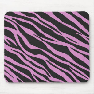 Orchid Pink Zebra Striping Mousepad