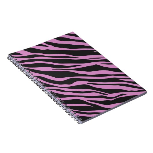 Orchid Pink Zebra Striping Notizblock (Rechte Seite)