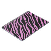 Orchid Pink Zebra Striping Notizblock (Linke Seite)