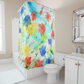 Orchid Poppy Peony Fashion Bouquet Duschvorhang (Beispiel)