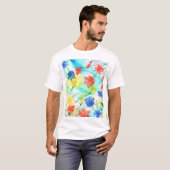 Orchid Poppy Peony Fashion Bouquet T-Shirt (Vorne ganz)