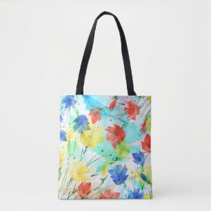 Orchid Poppy Peony Fashion Bouquet Tasche