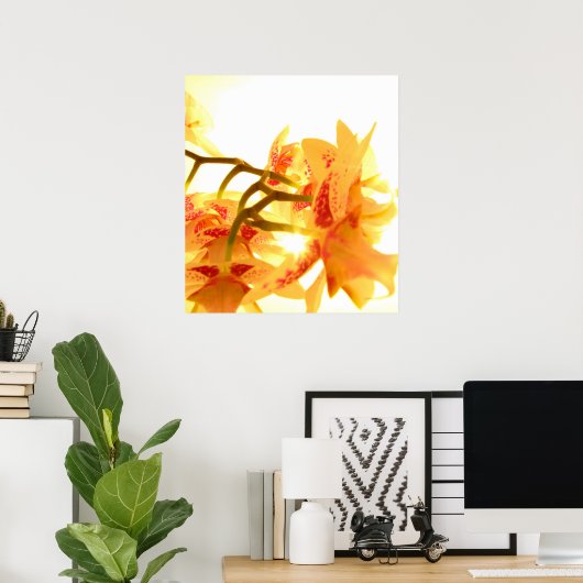 Orchid Poster (Heimbüro)