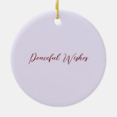 Orchid Print Ornament (Hinten)