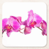 Orchid Rechteckiger Pappuntersetzer (Vorderseite)