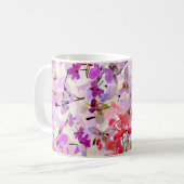 Orchid-Sakura Aquarellbilder Kaffeetasse (Vorderseite Links)