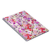 Orchid-Sakura Aquarellbilder Notizblock (Rechte Seite)