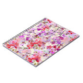 Orchid-Sakura Aquarellbilder Notizblock (Linke Seite)