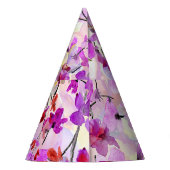 Orchid-Sakura Aquarellbilder Partyhütchen (Rückseite)