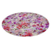 Orchid-Sakura Aquarellbilder Schneidebrett (Ecke)