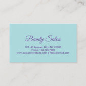 Orchid Salon WELLNESS-CENTER Massage Parco Tassino Terminkarte (Rückseite)