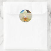 Orchid - Save the Date Aufkleber (Tasche)