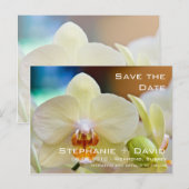 Orchid ・ Save the Date Karte (Vorne/Hinten)