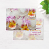 Orchid ・ Save the Date Mini-Karte (Schreibtisch)