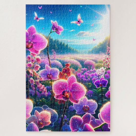 Orchid Scene Puzzle (Vertikal)