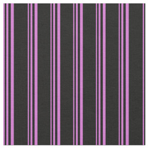 Orchid-Schwarz-Muster der Streifen Stoff