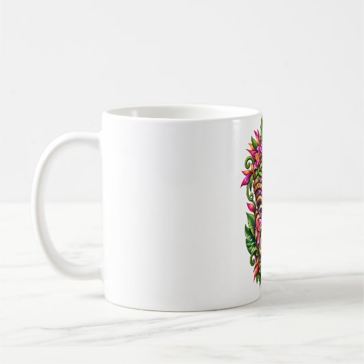 Orchid Shield Tiki Kaffeetasse (Links)