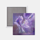 Orchid Sky Art Magnet (Vorderseite/Rückseite)