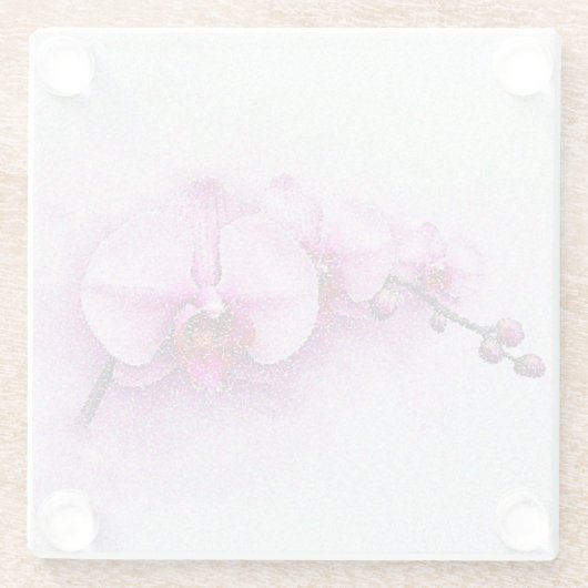 Orchid Sky Serenade Glasuntersetzer (Rückseite)