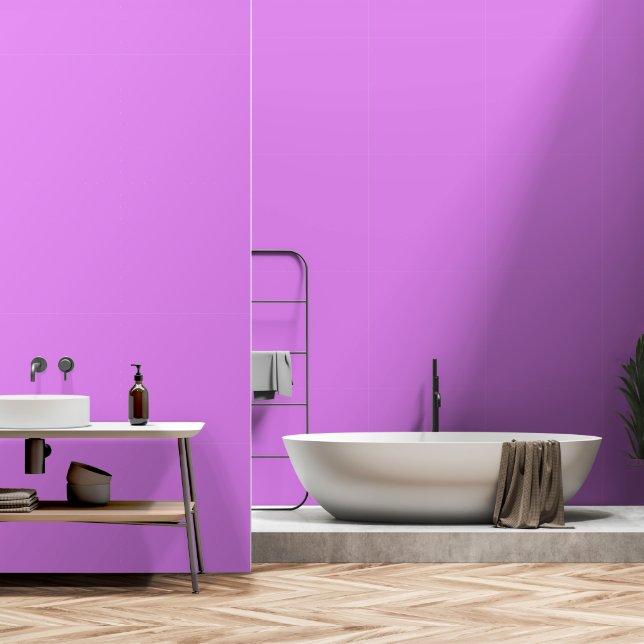 Orchid solide Trendfarbe Tapete (Badezimmer)