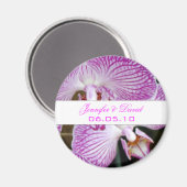 Orchid Speichern des Datumsfensters Magnet (Vorderseite/Rückseite)