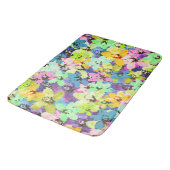 Orchid-Stain-Glass-Effekt, Memory-Foam-Bathmat Badematte (Schrägansicht)