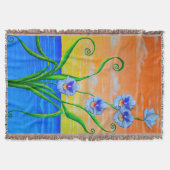 Orchid Sunset Decke (Vorderseite)