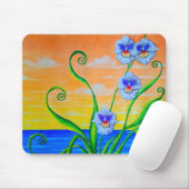 Orchid Sunset Mousepad (Mit Mouse)