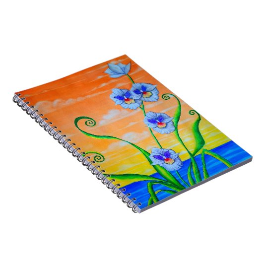 Orchid Sunset Notizblock (Rechte Seite)