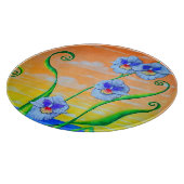 Orchid Sunset Schneidebrett (Ecke)