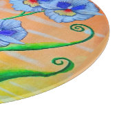 Orchid Sunset Schneidebrett (Ecke)